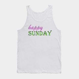 new designs happy sundays Tank Top